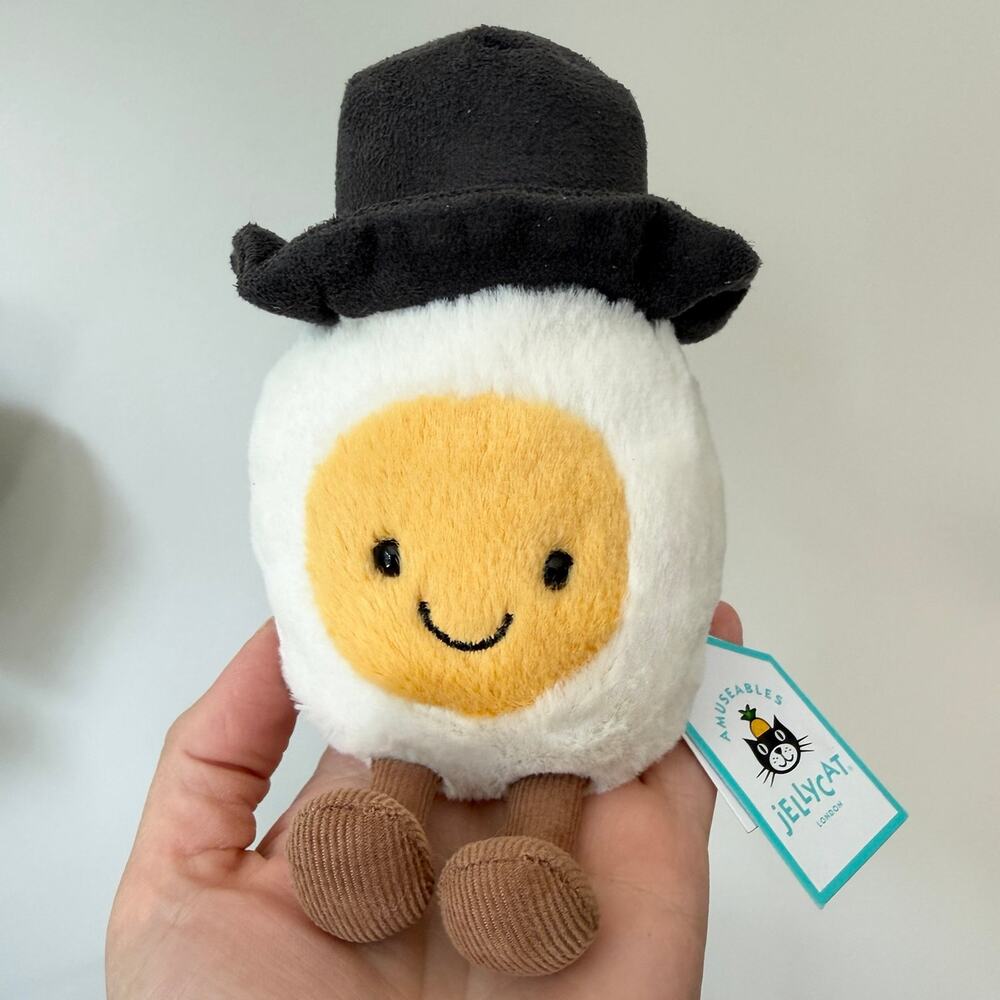 AUTHENTIC Jellycat Boiled Egg Groom NWT